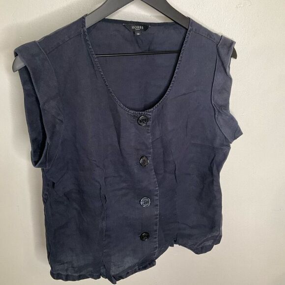 Hobbs Linen Top - Picture 1 of 5